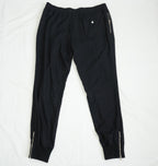 Hermès Cashmere Tapered Fit  Drawstring Pants Black