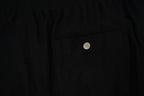 Hermès Cashmere Tapered Fit  Drawstring Pants Black