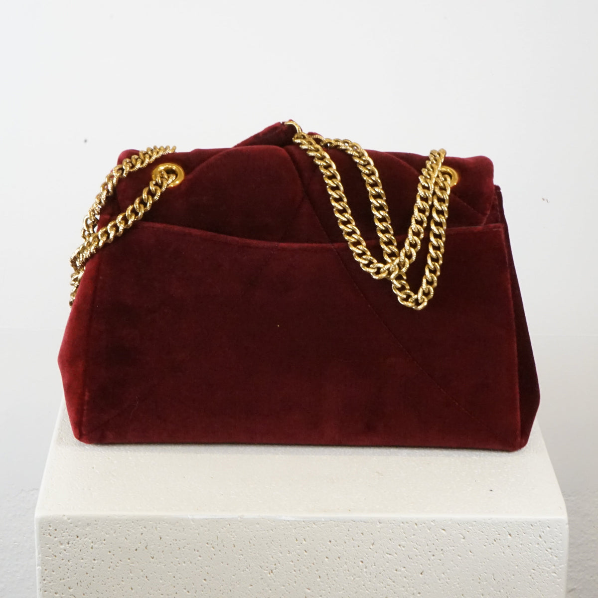 Dolce & Gabbana Red Velvet Devotion Purse (w/ Dust Bag)