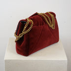 Dolce & Gabbana Red Velvet Devotion Purse (w/ Dust Bag)