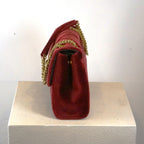 Dolce & Gabbana Red Velvet Devotion Purse (w/ Dust Bag)