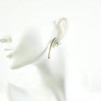 David Yurman crossover earring in Sterling Silver with 18k yellow gold