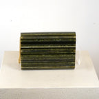 YSL Plexiglass Monogram Vicky Minaudiere Green Multicolor Bag (2022)