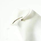 David Yurman crossover earring in Sterling Silver with 18k yellow gold