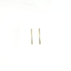 David Yurman crossover earring in Sterling Silver with 18k yellow gold
