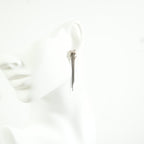 David Yurman diamond + chain tassel earrings in Sterling Silver 18K yellow gold