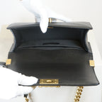Chanel Black Caviar Quilted Leather Boy Bag W/ Gold Hardware