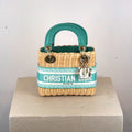 Mini Aqua & Wicker Lady Dior 2024