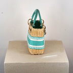 Mini Aqua & Wicker Lady Dior 2024