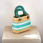 Mini Aqua & Wicker Lady Dior 2024