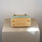 Mini Aqua & Wicker Lady Dior 2024