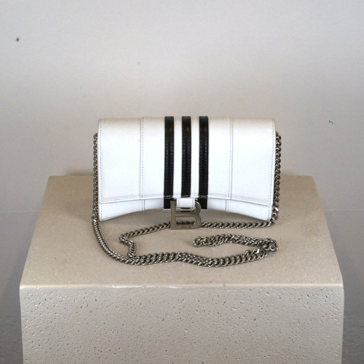 Balenciaga X Adidas Hourglass WOC Black and White