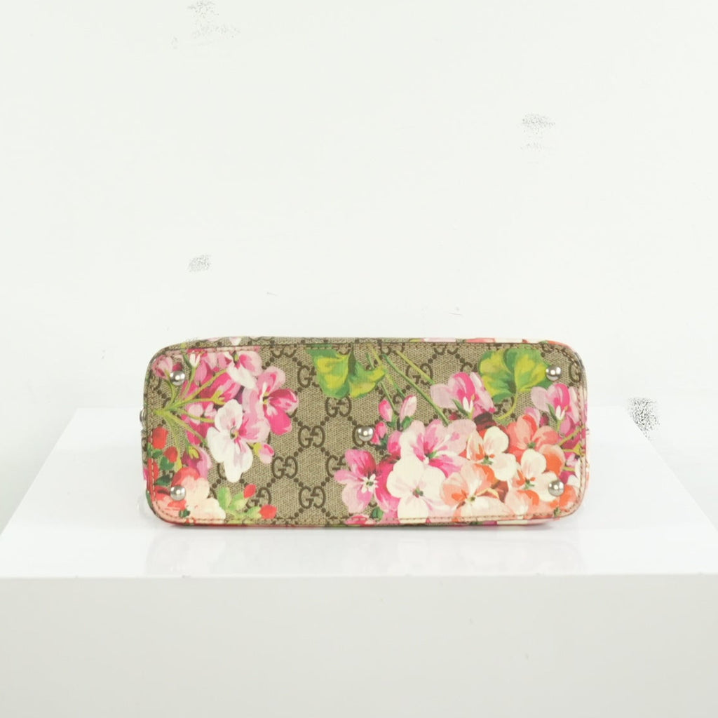 Gucci GG Supreme Blooms Mini Satchel
