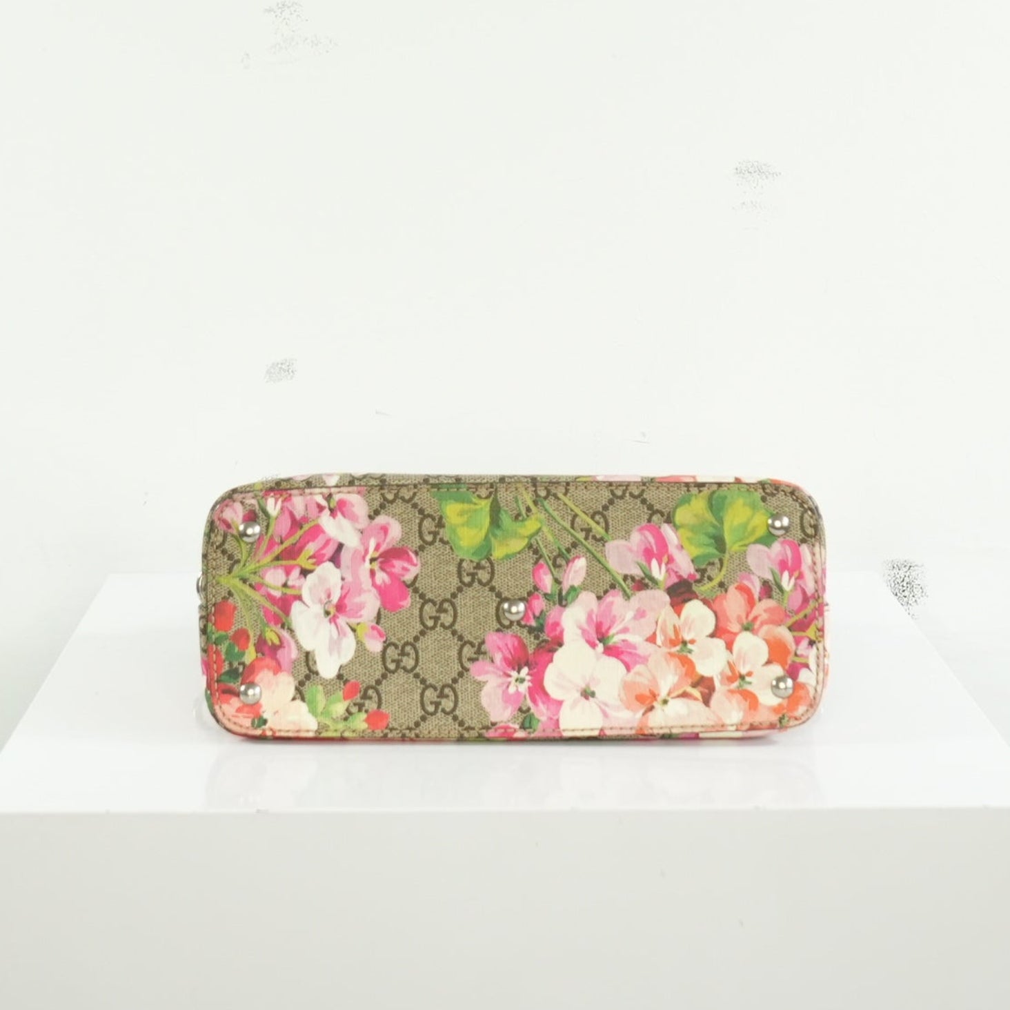 Gucci GG Supreme Blooms Mini Satchel