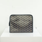 Goyard Navy Monogram Canvas Jouvence Pouch