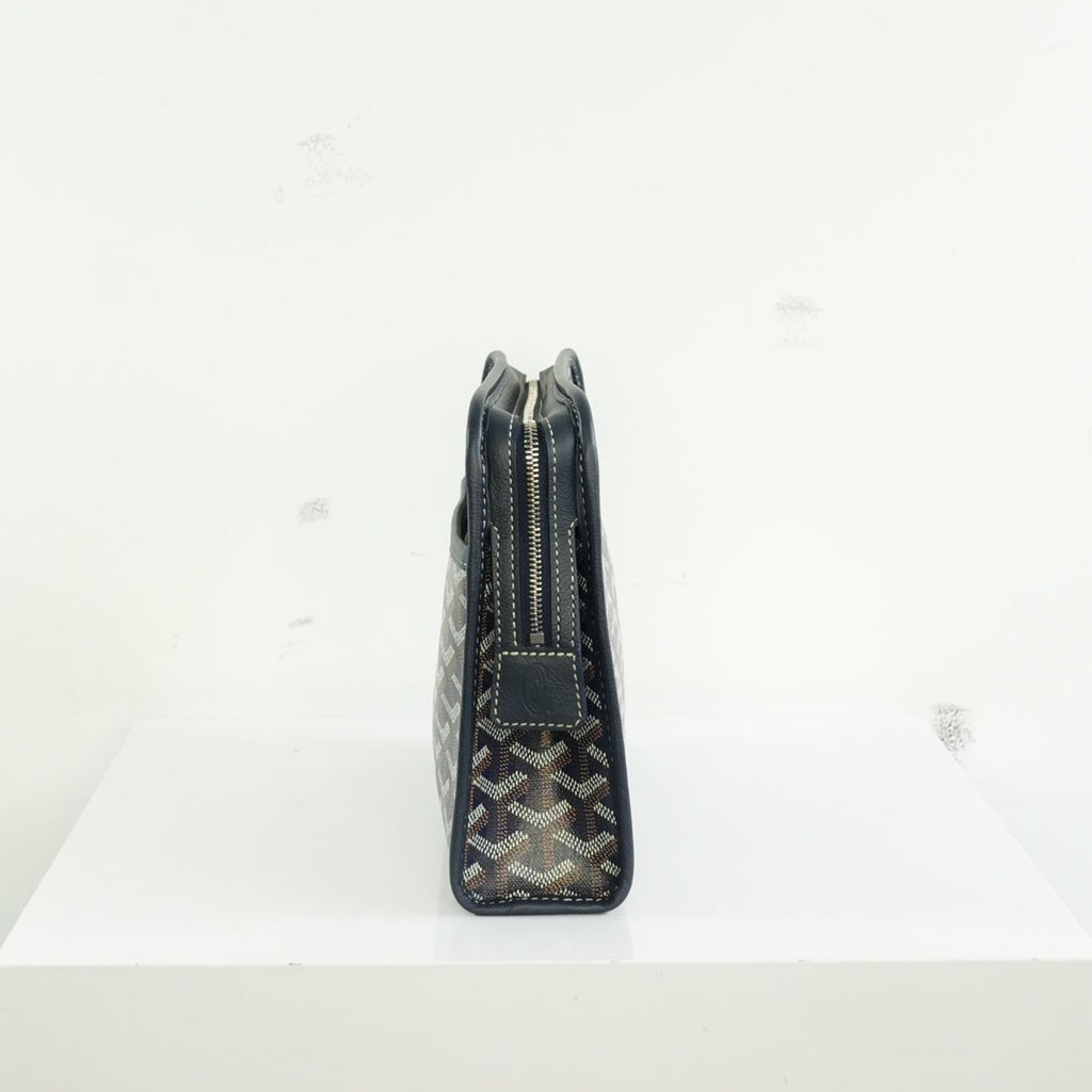 Goyard Navy Monogram Canvas Jouvence Pouch