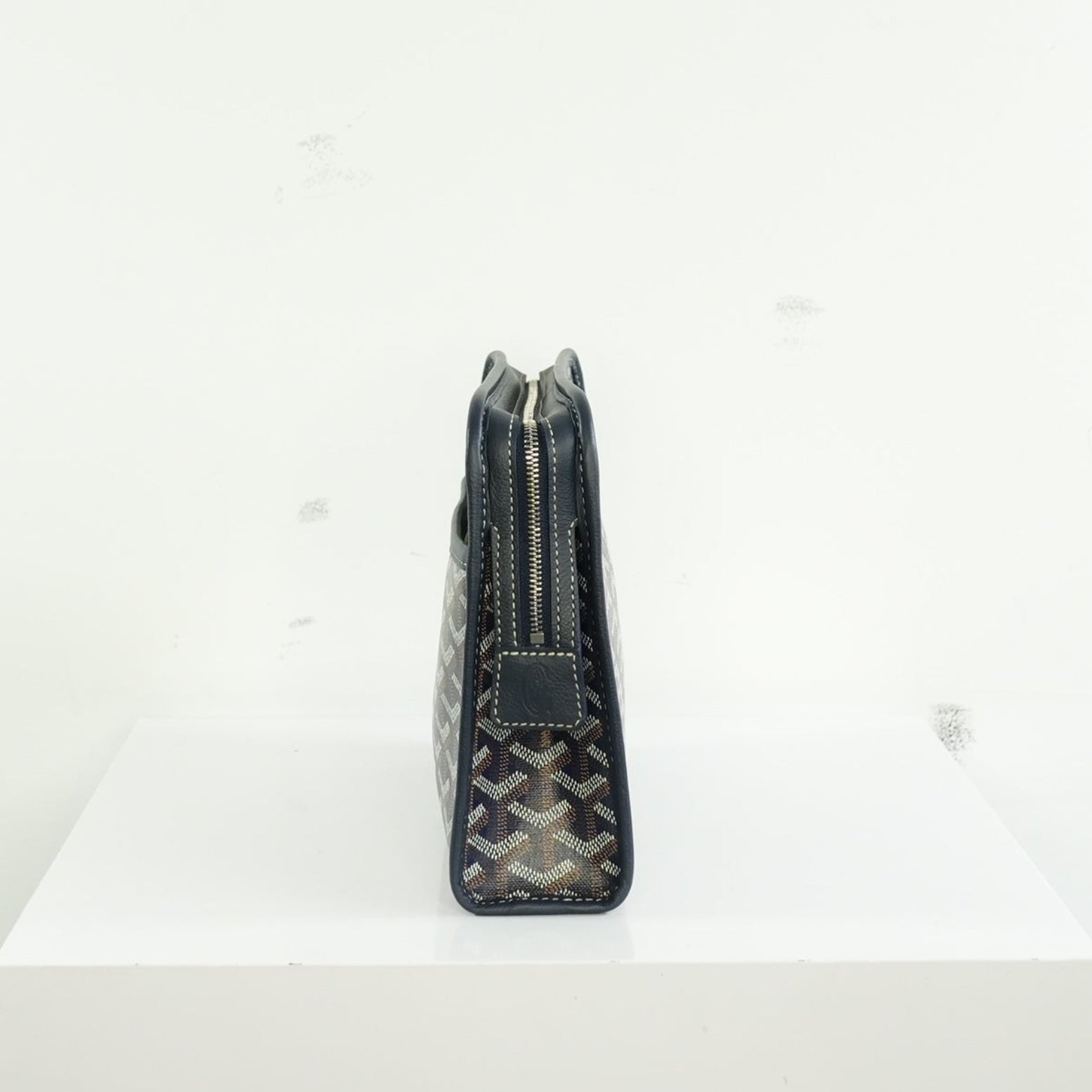 Goyard Navy Monogram Canvas Jouvence Pouch