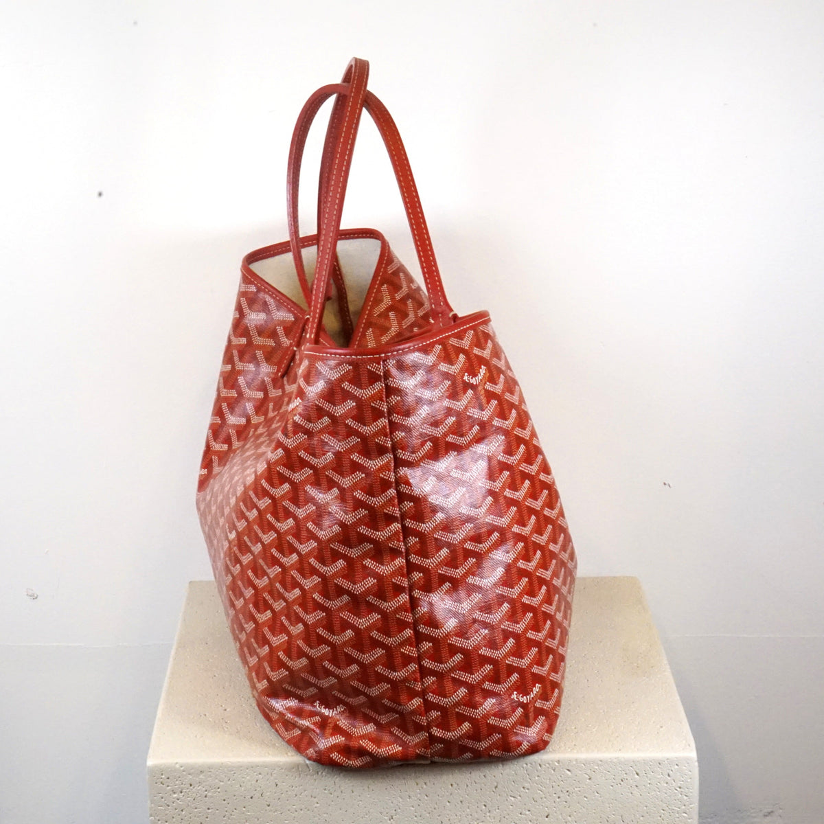 Goyard St. Louis Red Tote GM