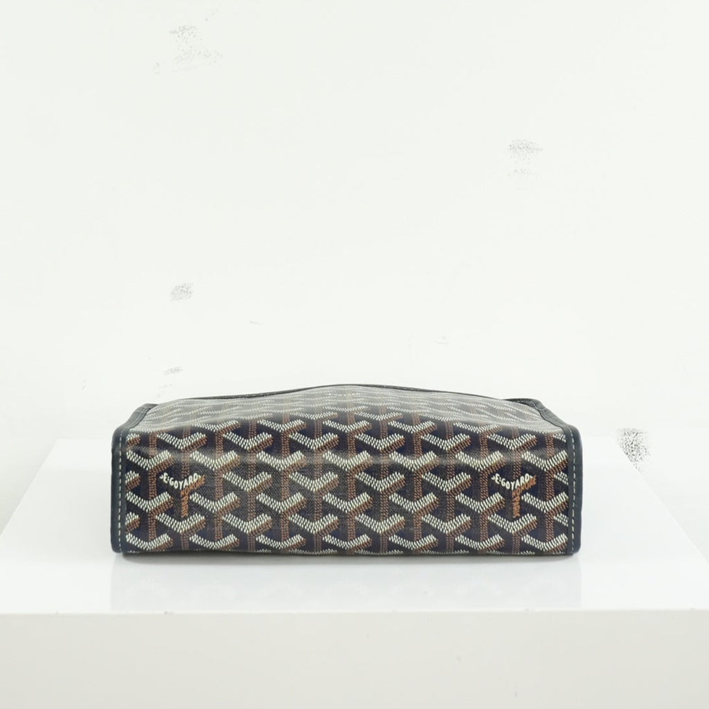 Goyard Navy Monogram Canvas Jouvence Pouch