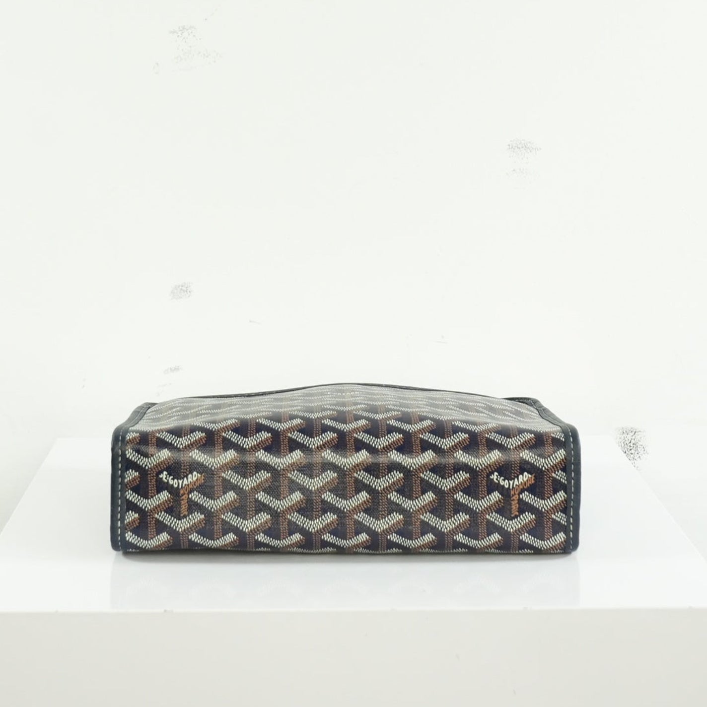 Goyard Navy Monogram Canvas Jouvence Pouch