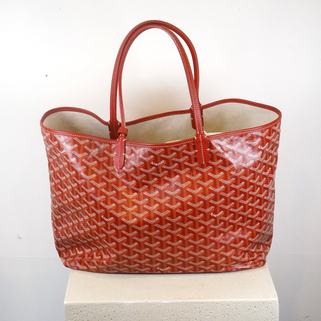 Goyard St. Louis Red Tote GM
