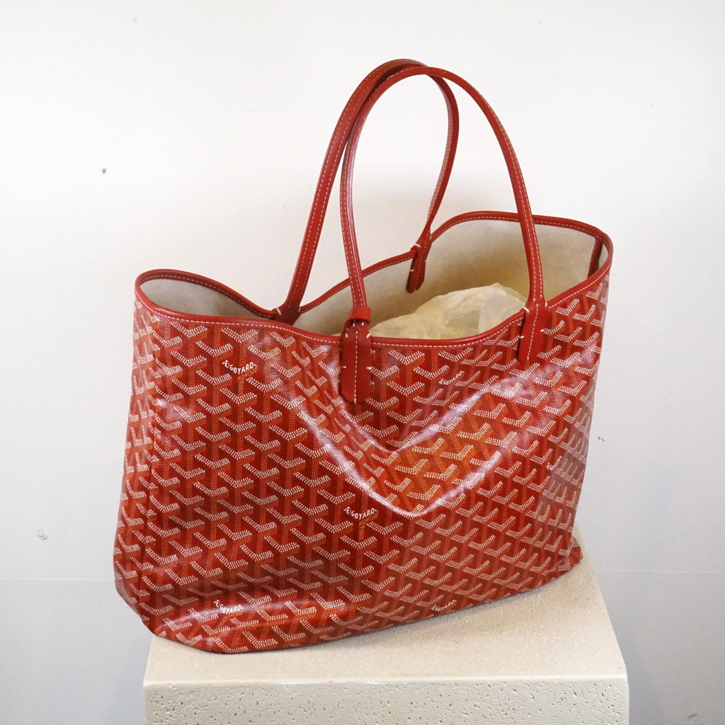 Goyard St. Louis Red Tote GM