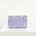 Bottega Veneta Intreccio Casette Crossbody Wisteria Bag