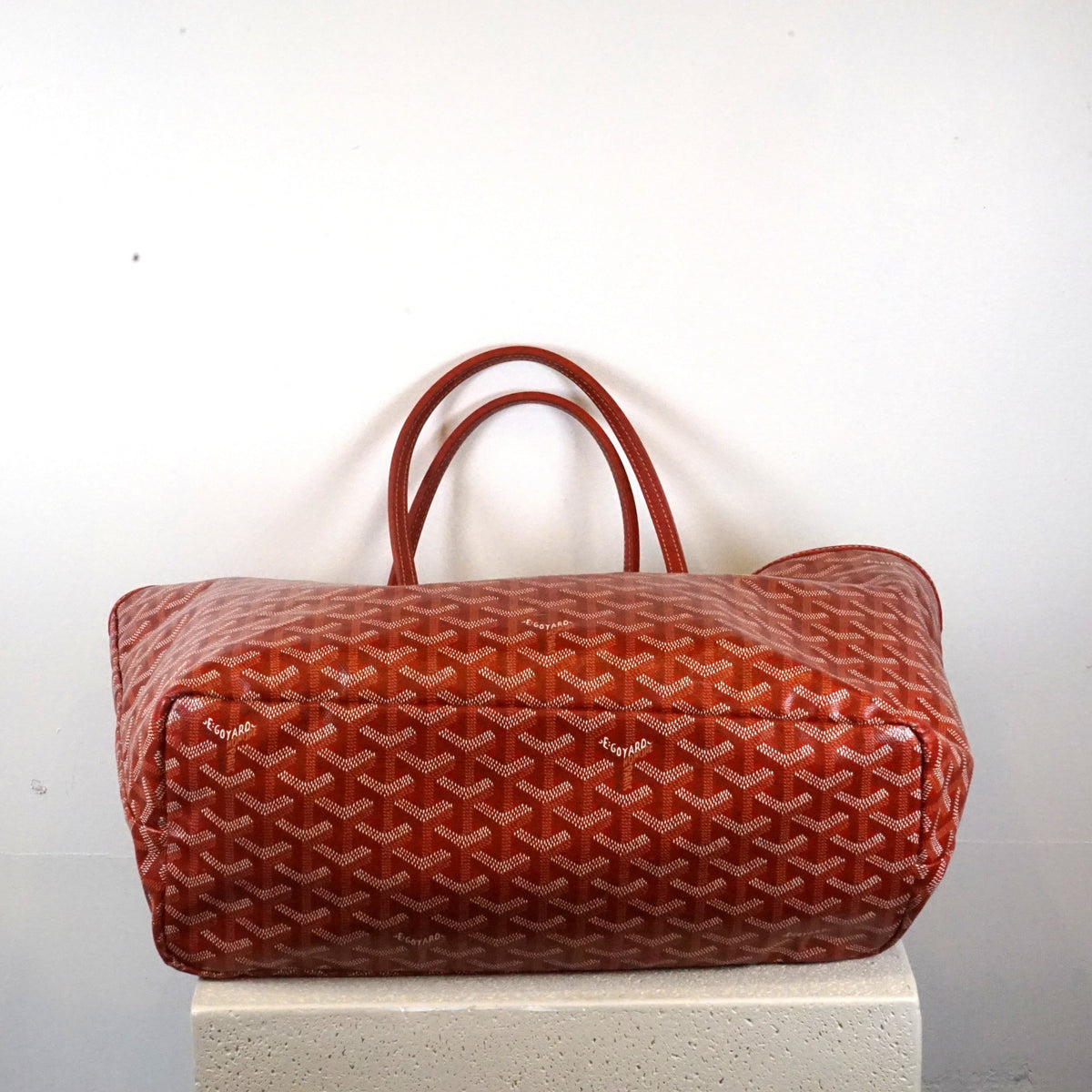 Goyard St. Louis Red Tote GM