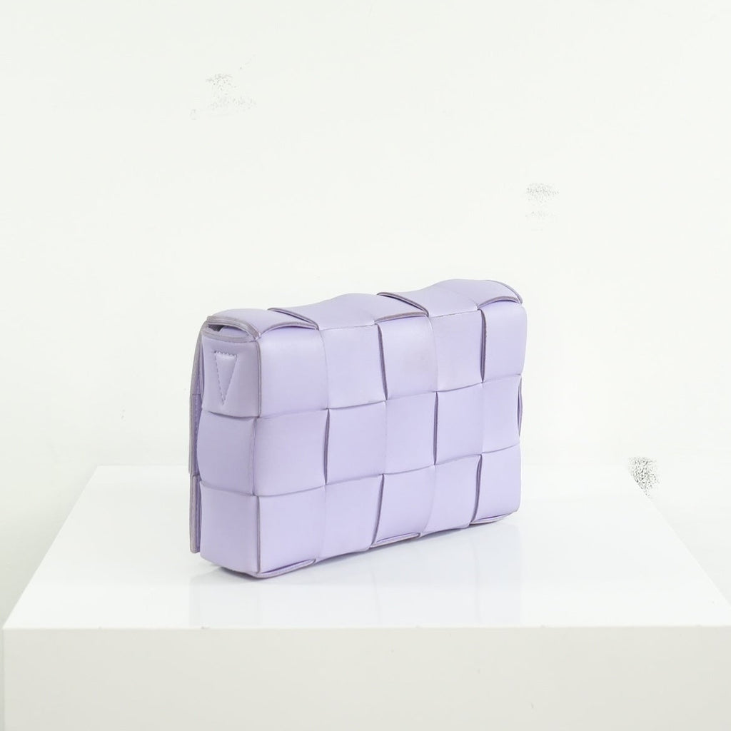Bottega Veneta Intreccio Casette Crossbody Wisteria Bag