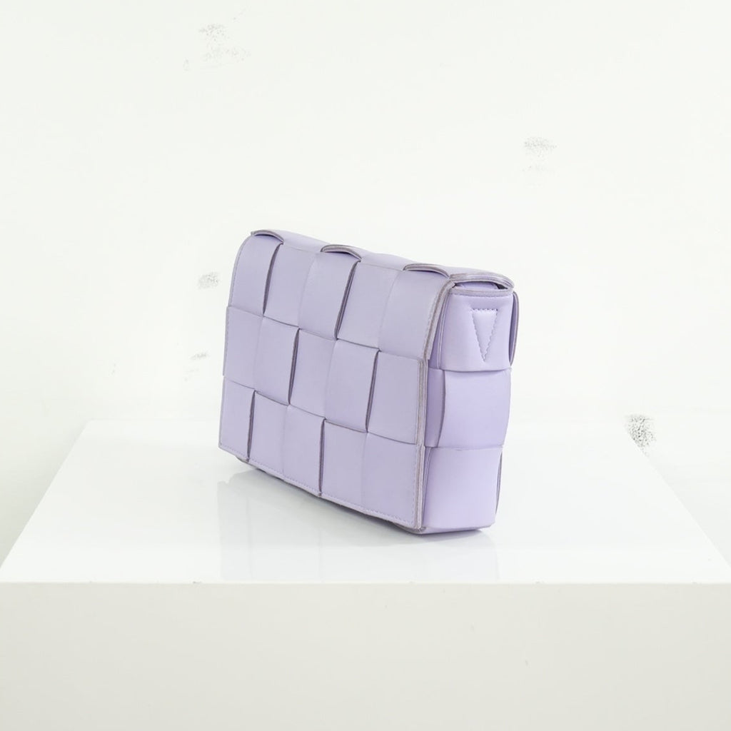 Bottega Veneta Intreccio Casette Crossbody Wisteria Bag