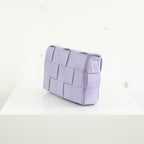 Bottega Veneta Intreccio Casette Crossbody Wisteria Bag