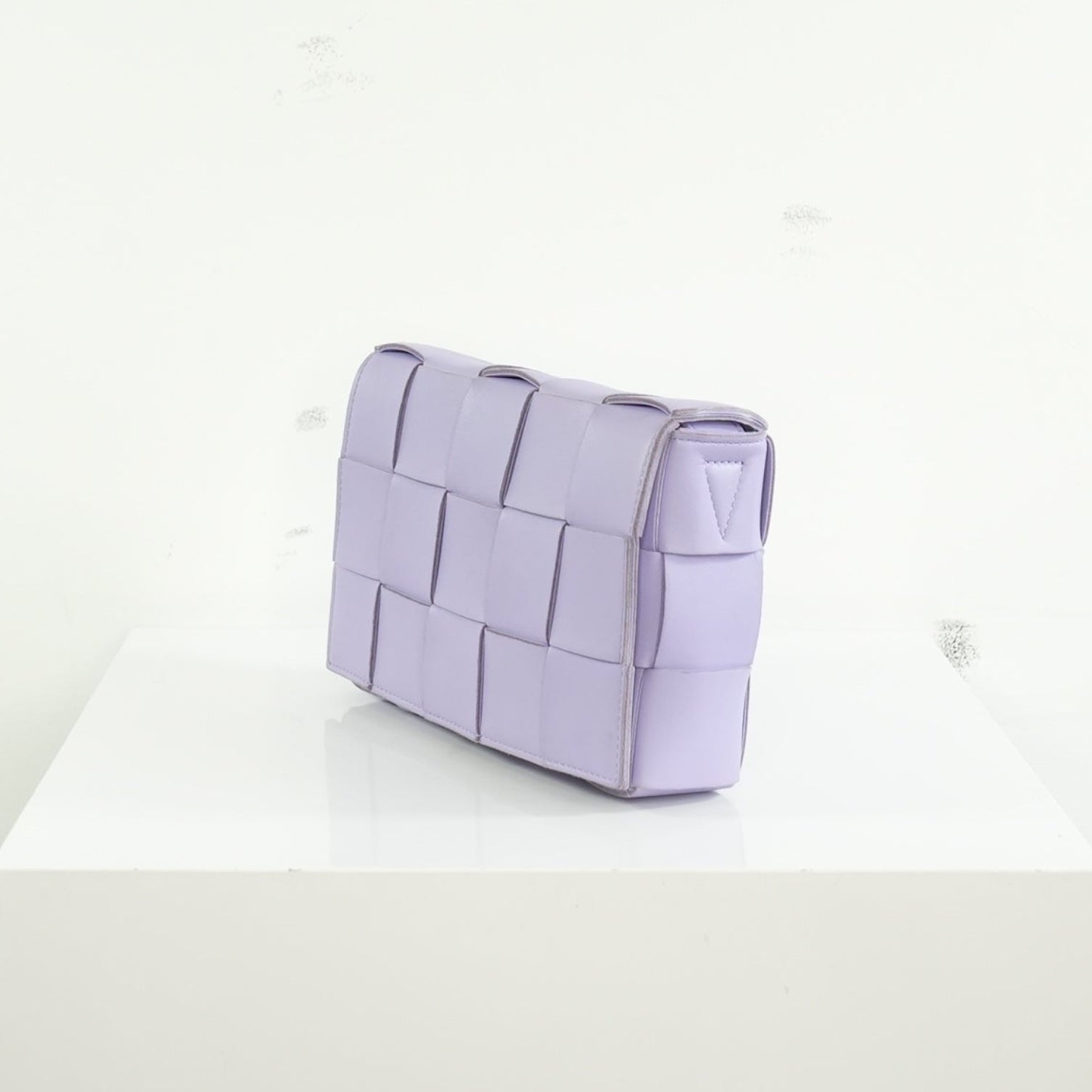 Bottega Veneta Intreccio Casette Crossbody Wisteria Bag