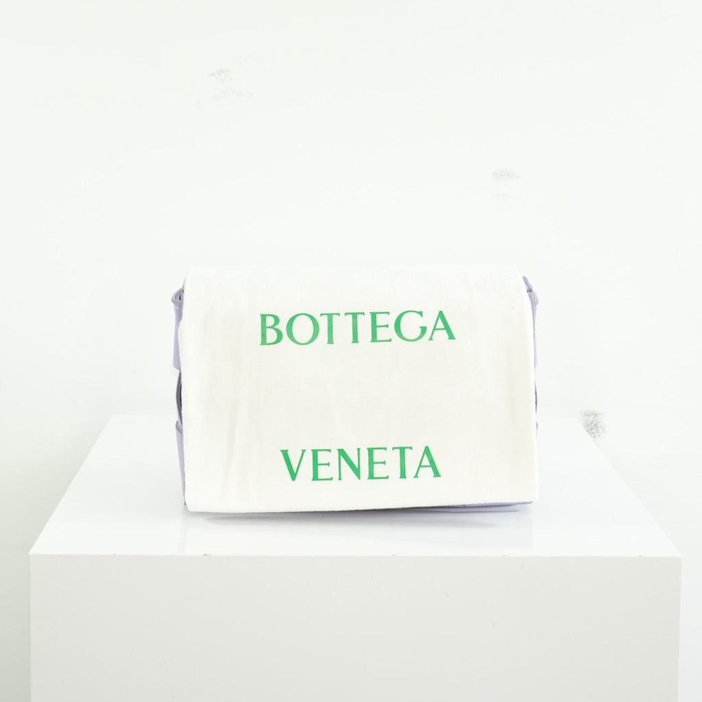 Bottega Veneta Intreccio Casette Crossbody Wisteria Bag