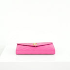 Saint Laurent Cassandre Pink Wallet On Chain Full Set