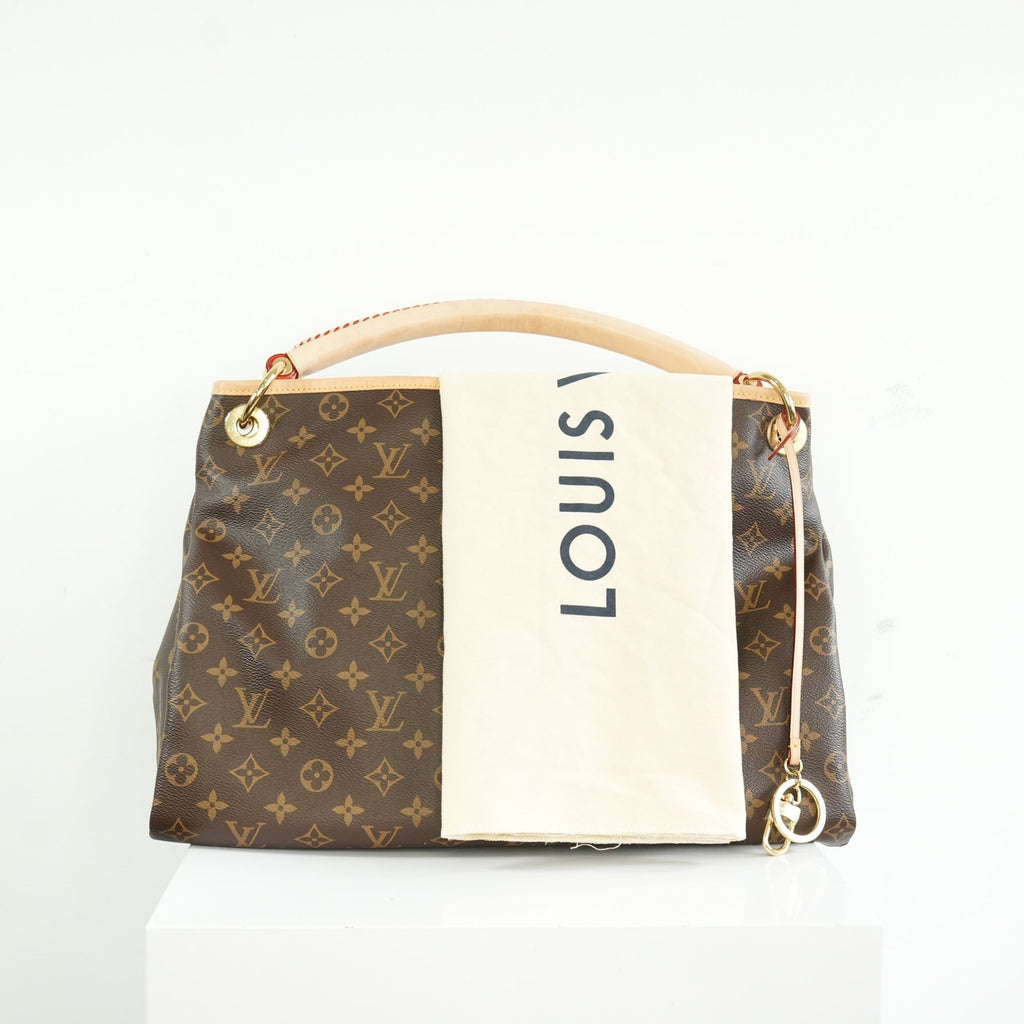 Louis Vuitton Monogram Canvas Artsy MM Bag Full Set