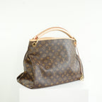 Louis Vuitton Monogram Canvas Artsy MM Bag Full Set