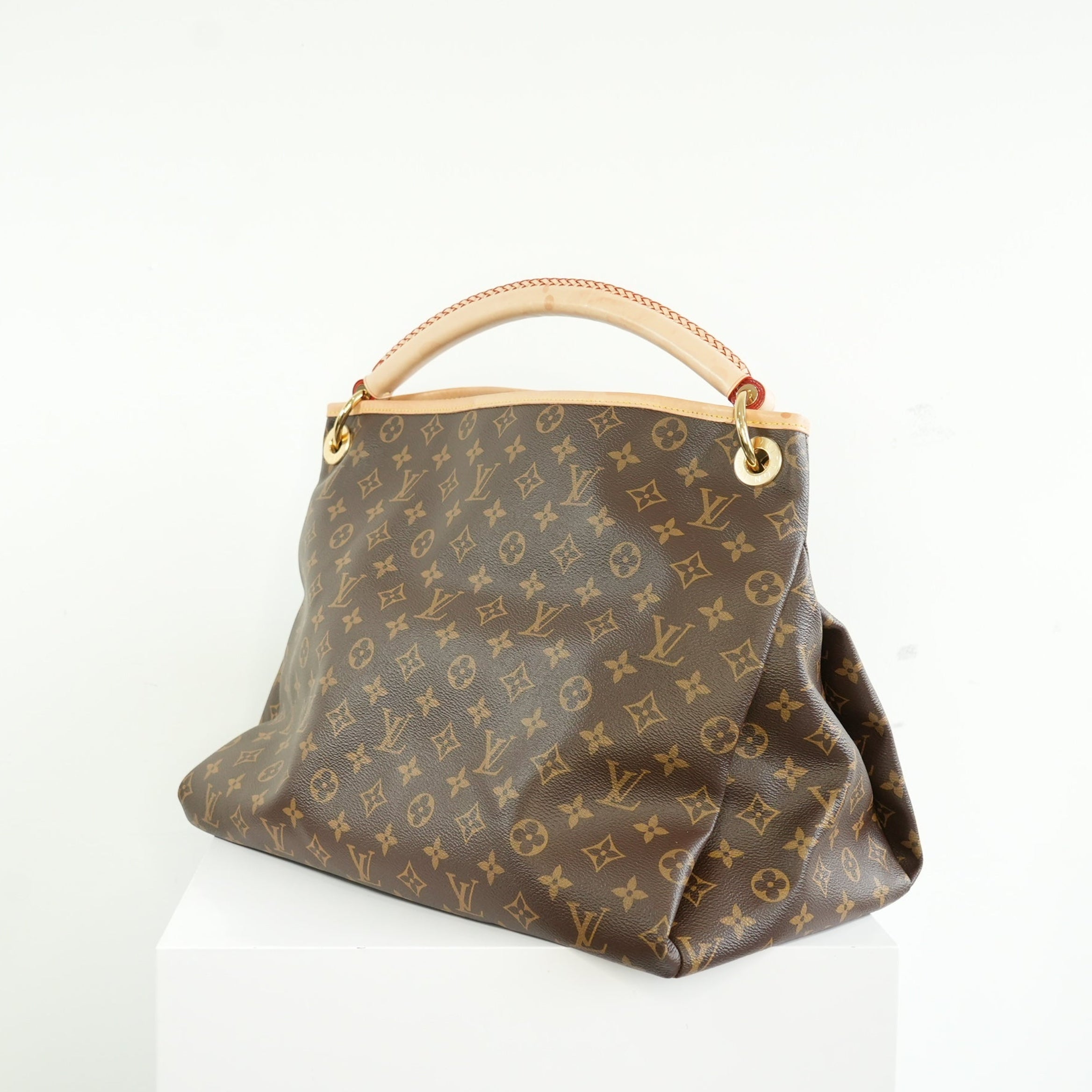 Louis Vuitton Monogram Canvas Artsy MM Bag Full Set
