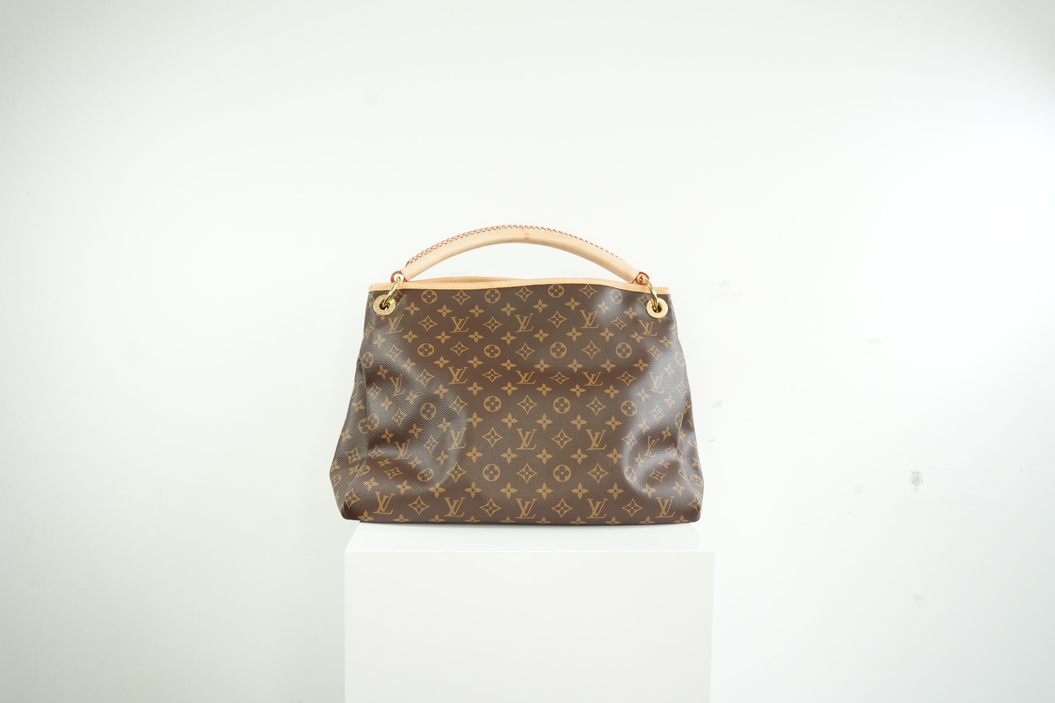 Louis Vuitton Monogram Canvas Artsy MM Bag Full Set