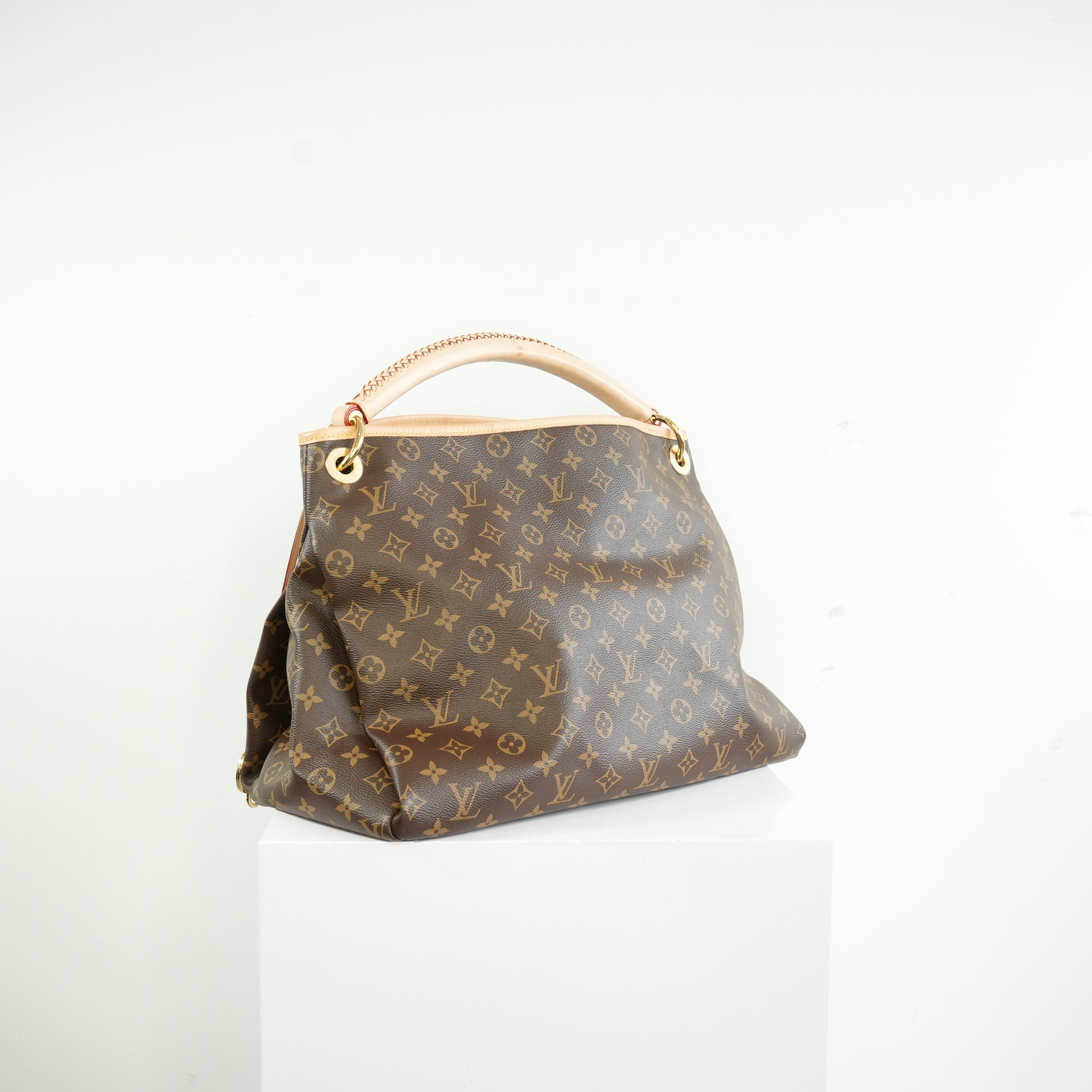Louis Vuitton Monogram Canvas Artsy MM Bag Full Set