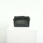 Christian Dior Canvas Black Diamond Lingot 22 Bag w/ dustbag