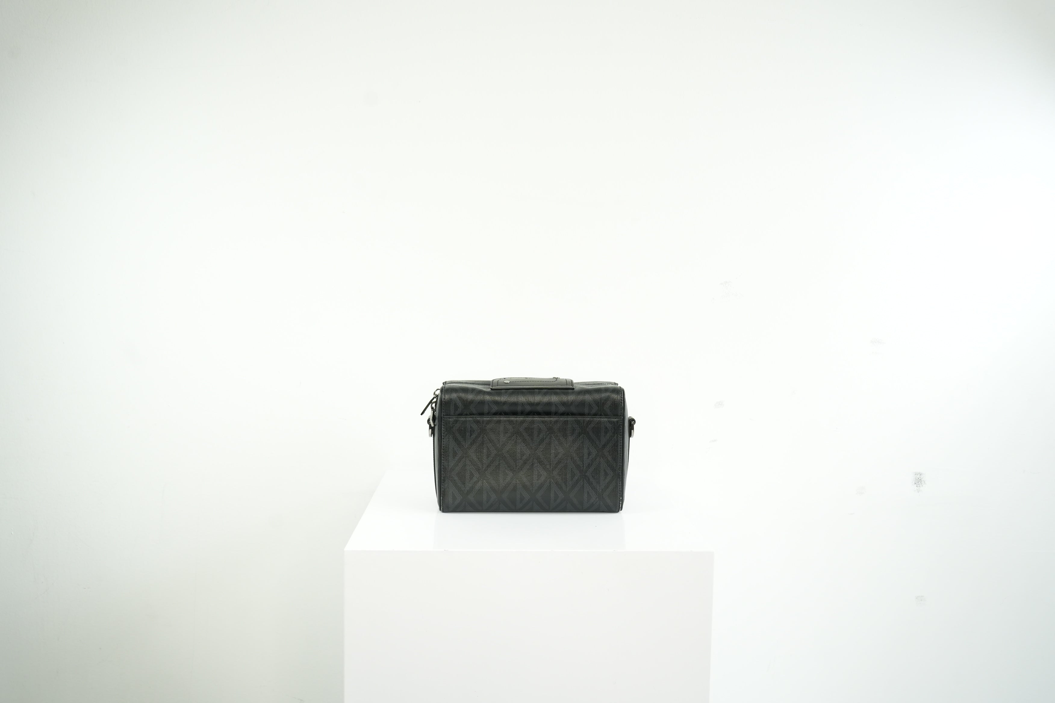 Christian Dior Canvas Black Diamond Lingot 22 Bag w/ dustbag