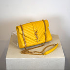 Saint Laurent Yellow Cassandre Envelope Wallet-On-Chain