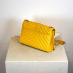 Saint Laurent Yellow Cassandre Envelope Wallet-On-Chain