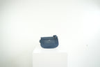 Christian Dior Blue Grained Calfskin Saddle Pouch w/ dust bag