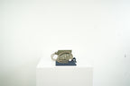 Christian Dior Saddle Oblique Jacquard Green/Gray Flap Card Holder Wallet w/ String and Dust Bag