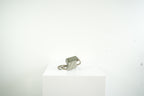 Christian Dior Saddle Oblique Jacquard Green/Gray Flap Card Holder Wallet w/ String and Dust Bag