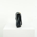 Celine Navy Blue Python Classic Box Flap Bag