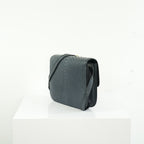 Celine Navy Blue Python Classic Box Flap Bag
