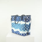 Louis Vuitton LImited Edition LV Escale Collection Blue Neverfull MM Bag Full Set