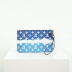Louis Vuitton LImited Edition LV Escale Collection Blue Neverfull MM Bag Full Set
